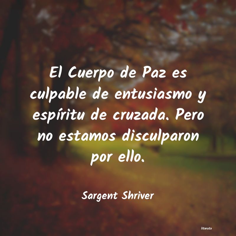 frases de Sargent Shriver
