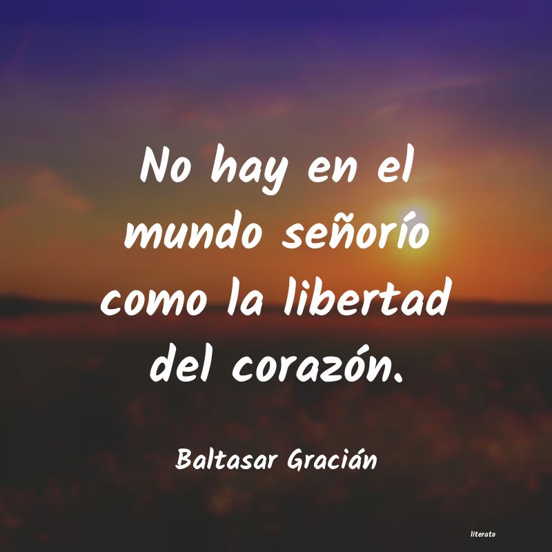 frases de Baltasar Gracián