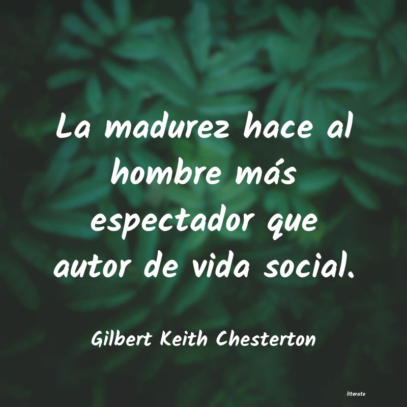 Frases de Gilbert Keith Chesterton