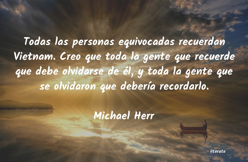 frases de Michael Herr