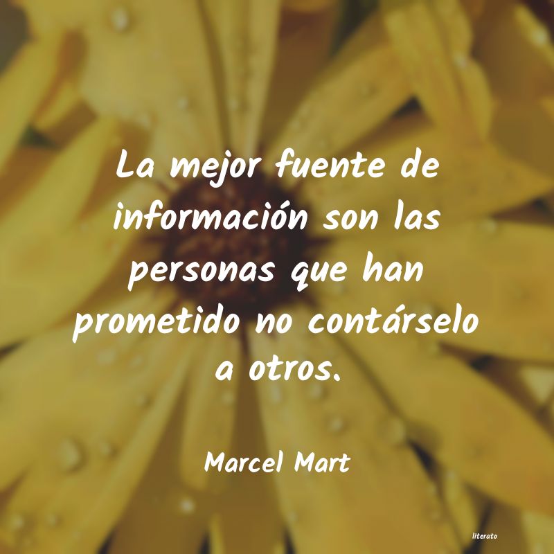 Frases de Marcel Mart