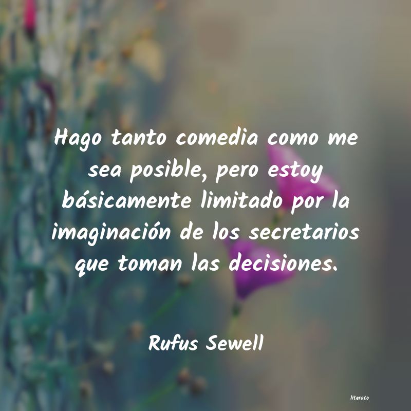 Frases de Rufus Sewell