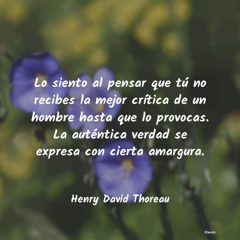 frases de Henry David Thoreau