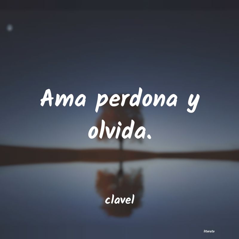 frases de clavel