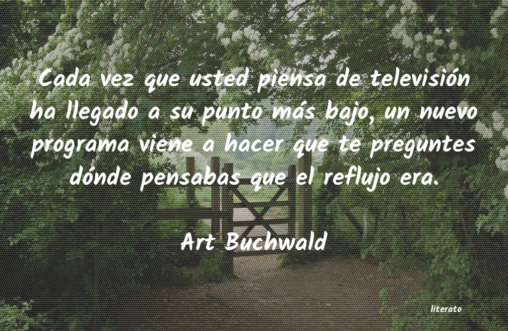 Frases de Art Buchwald