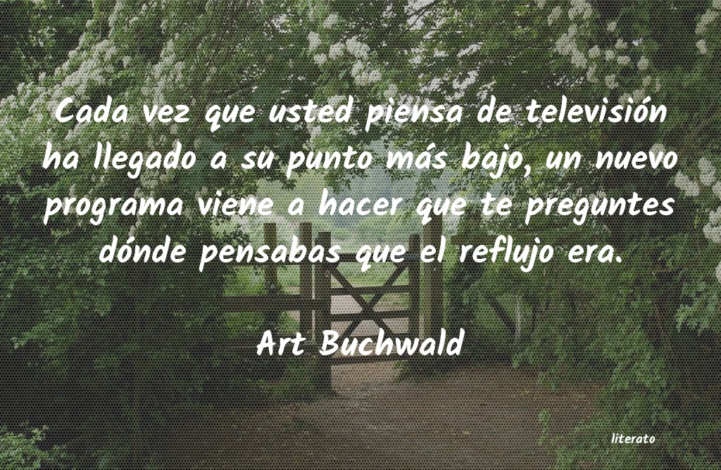 frases de Art Buchwald