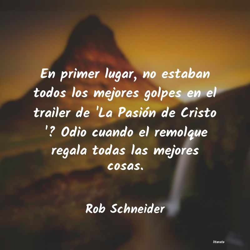 Frases de Rob Schneider