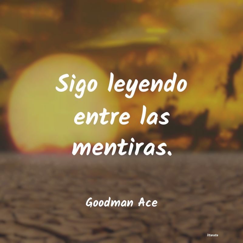 frases de Goodman Ace