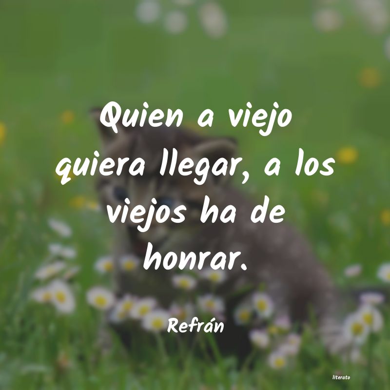 Frases de Refrán