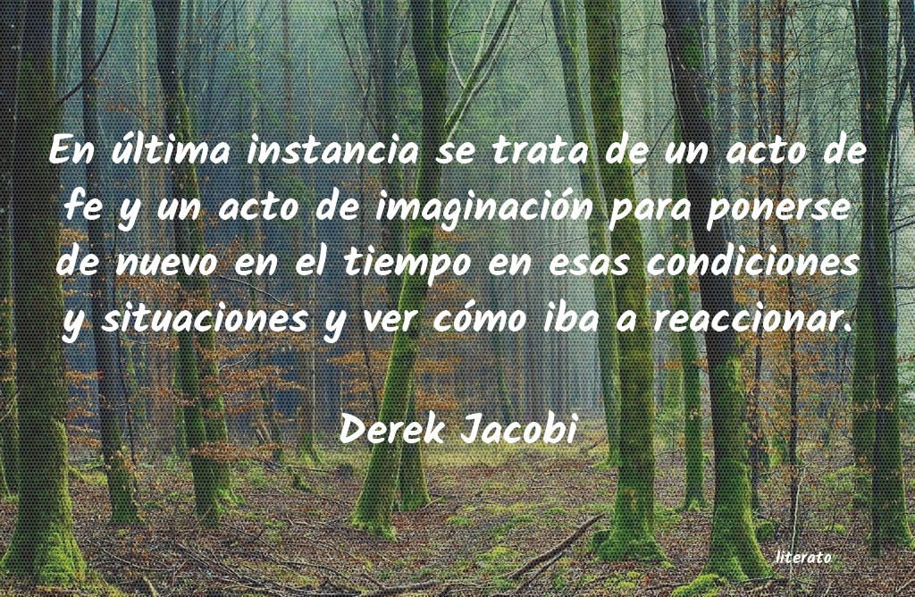 Frases de Derek Jacobi