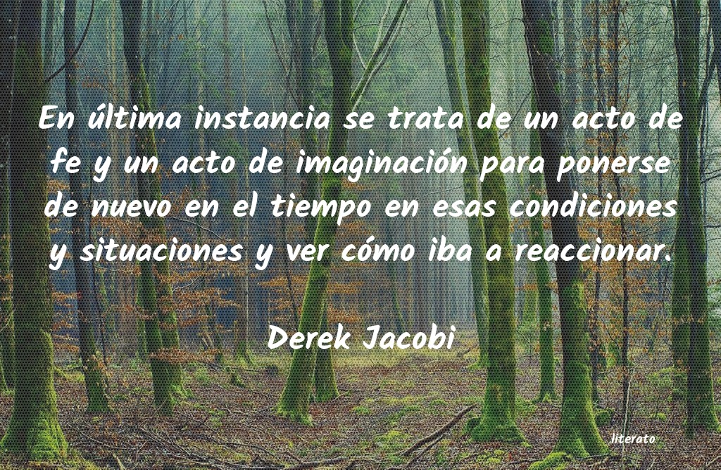 frases de Derek Jacobi