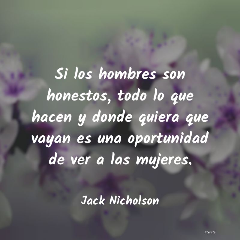 Frases de Jack Nicholson