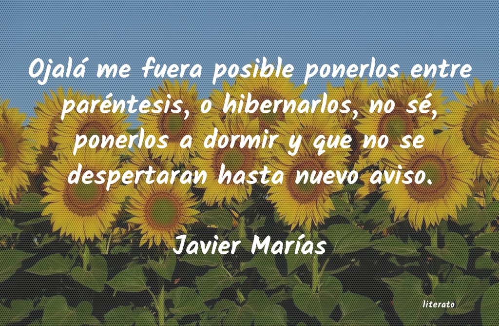 Frases de Javier Marías