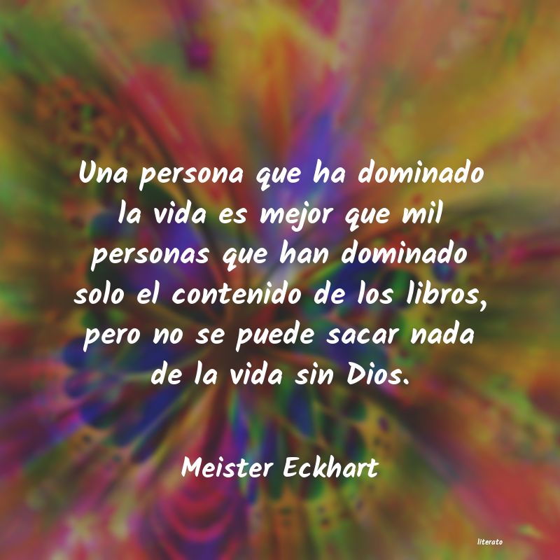 frases de Meister Eckhart