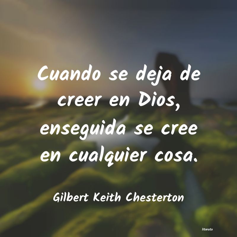 Frases de Gilbert Keith Chesterton