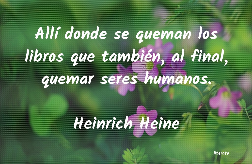 Frases de Heinrich Heine