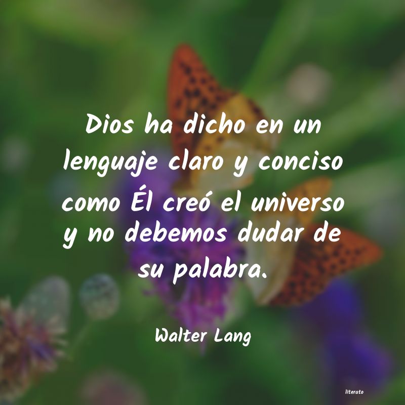 frases de Walter Lang
