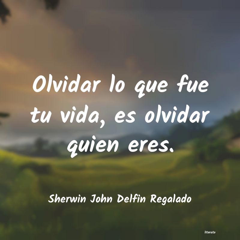 Frases de Sherwin John Delfin Regalado