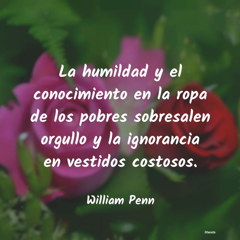 frases de William Penn