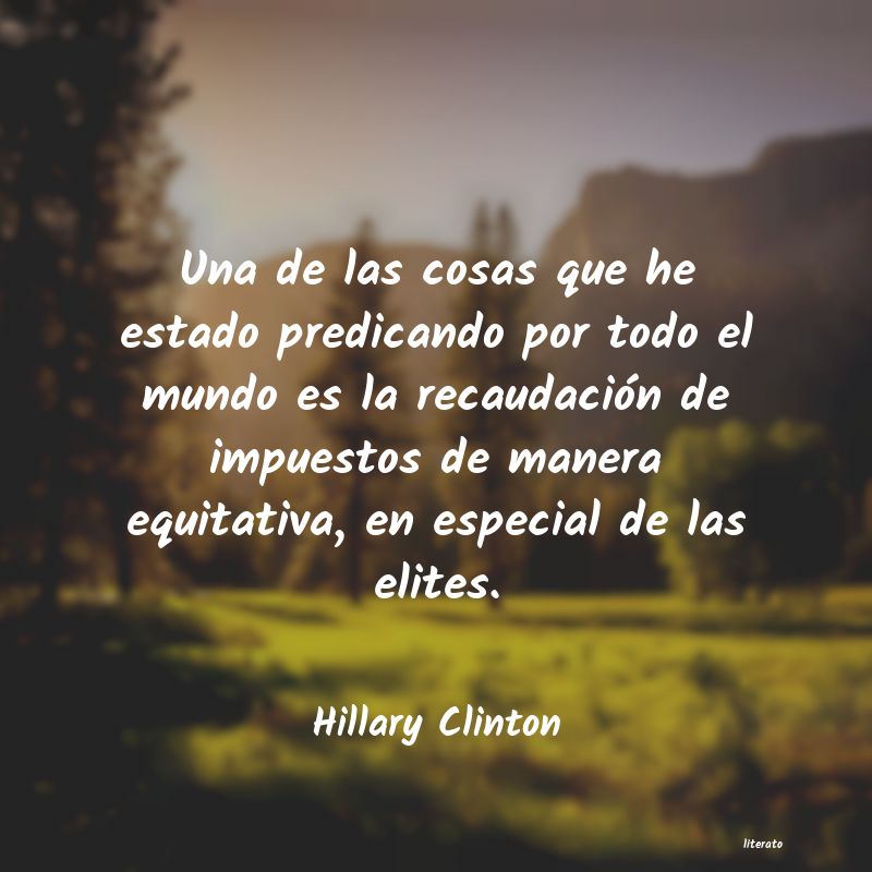 frases de Hillary Clinton