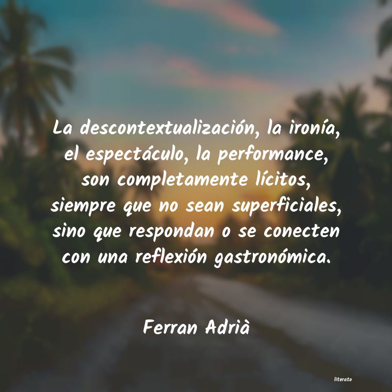 Frases de Ferran Adrià