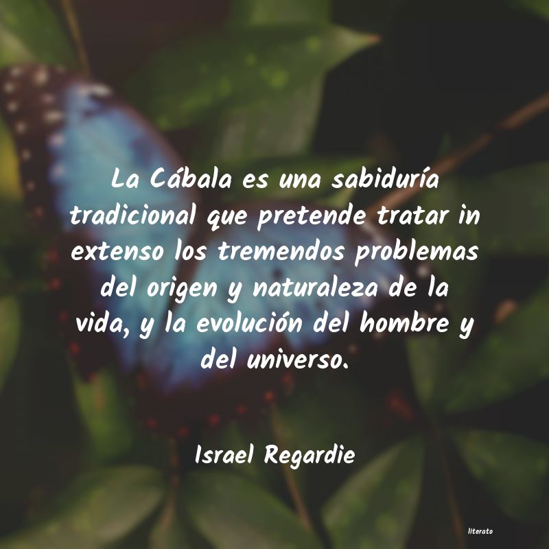 Frases de Israel Regardie