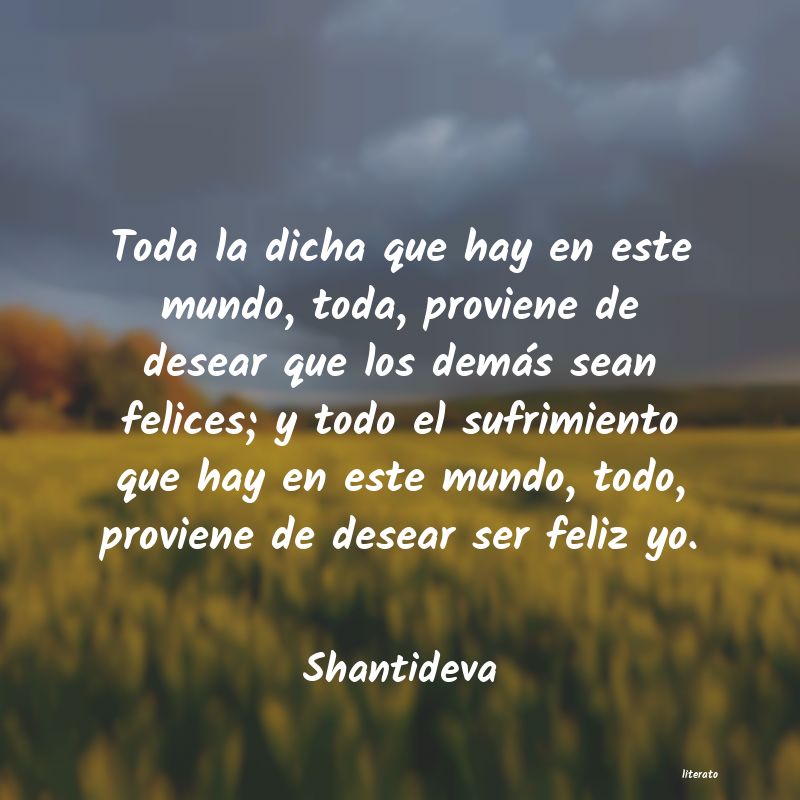 Frases de Shantideva