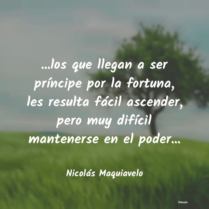 Frases de Nicolás Maquiavelo