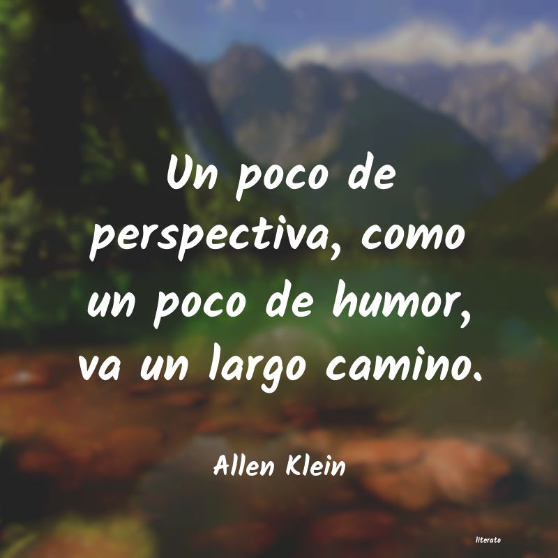 frases de Allen Klein