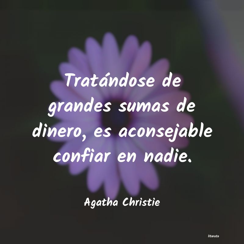 frases de Agatha Christie