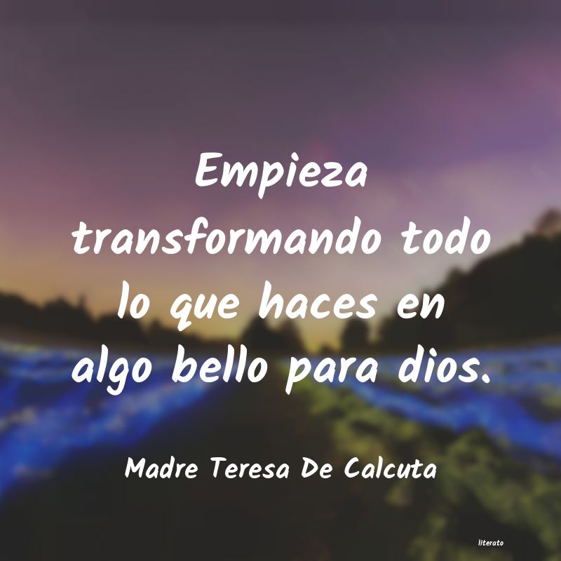 frases teresa de calcuta la critica es el cancer del corazon