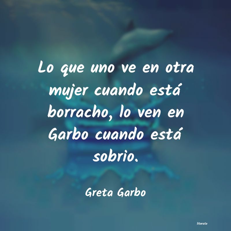 Frases de Greta Garbo