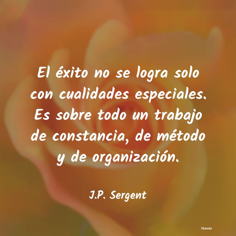 Frases de J.P. Sergent