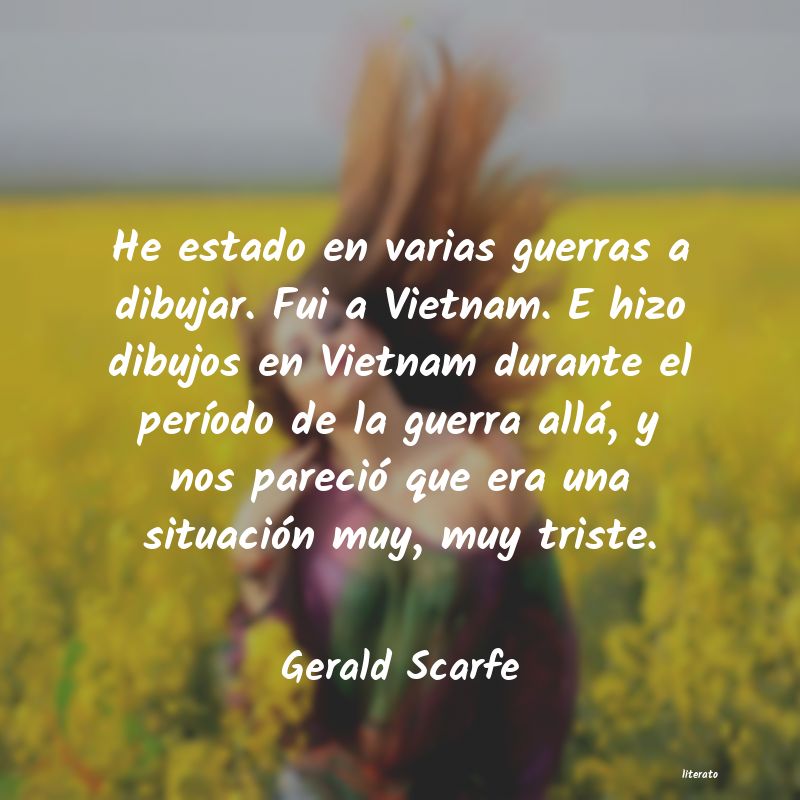 Frases de Gerald Scarfe