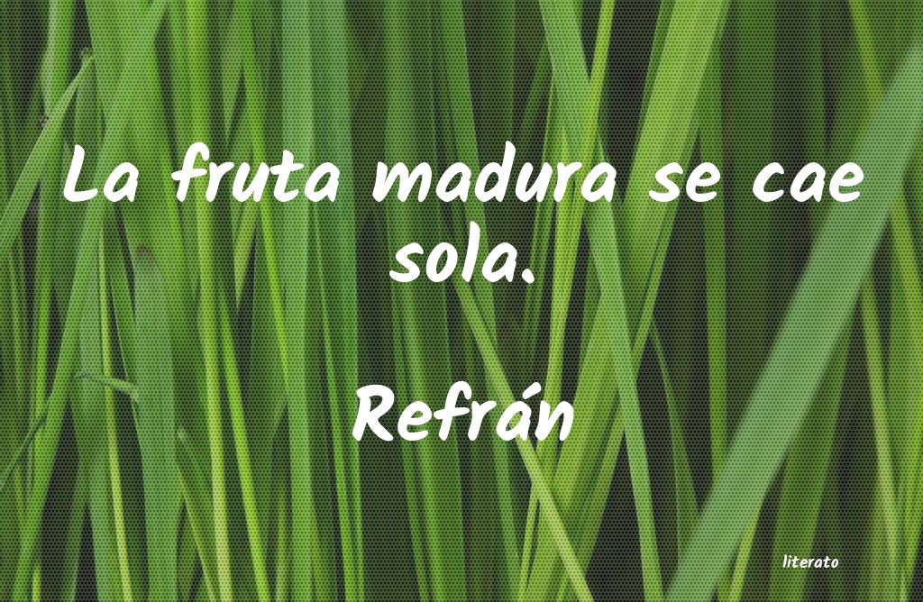 Frases de Refrán