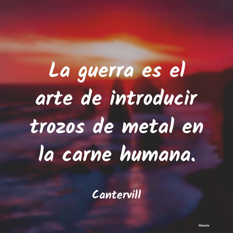 frases de Cantervill