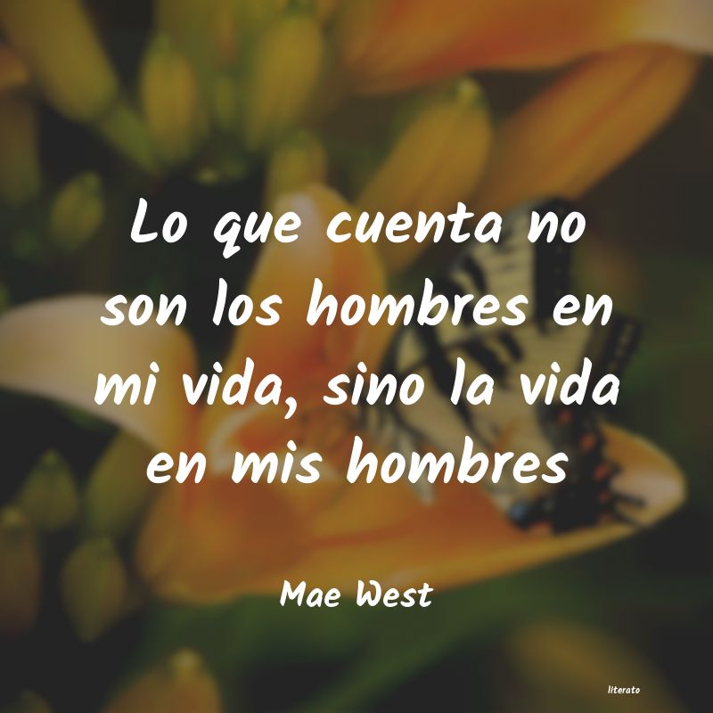 frases de Mae West
