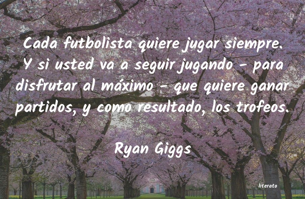 Frases de Ryan Giggs