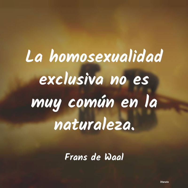 frases de Frans de Waal