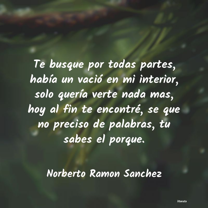 frases de Norberto Ramon Sanchez