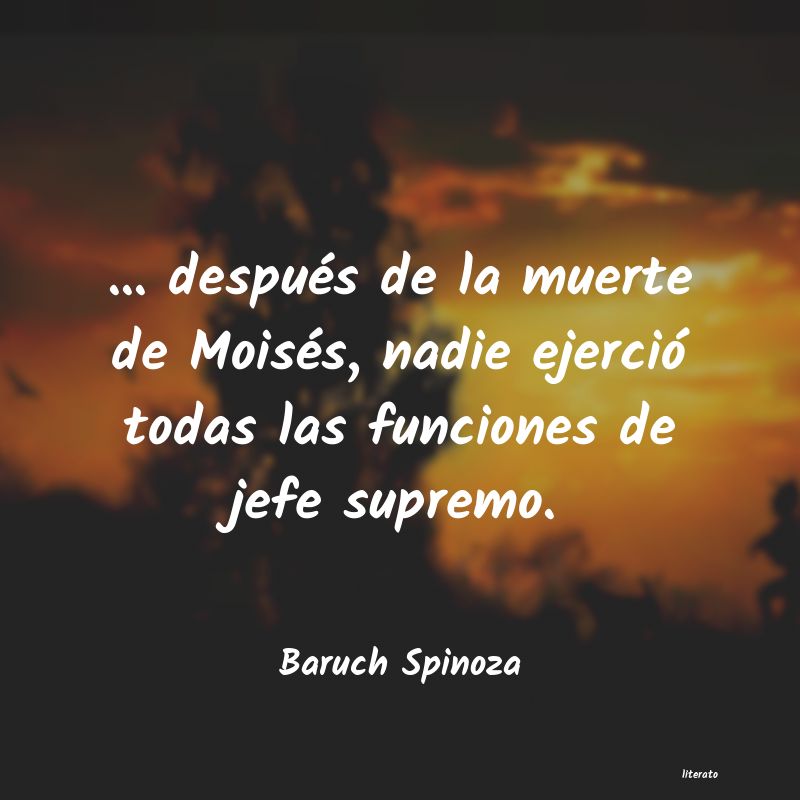 Frases de Baruch Spinoza