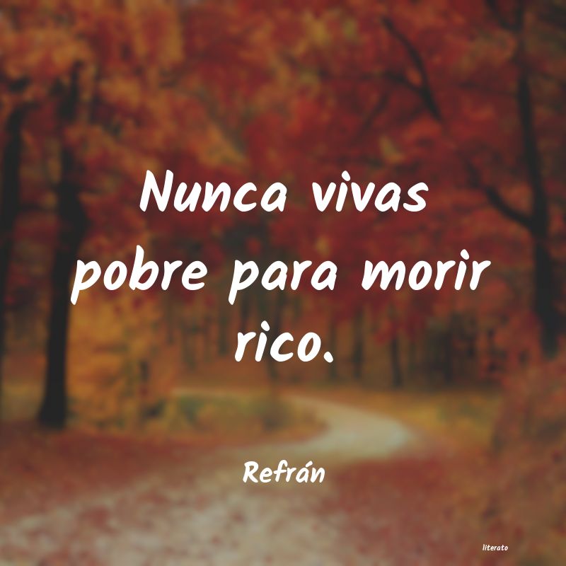 Frases de Refrán