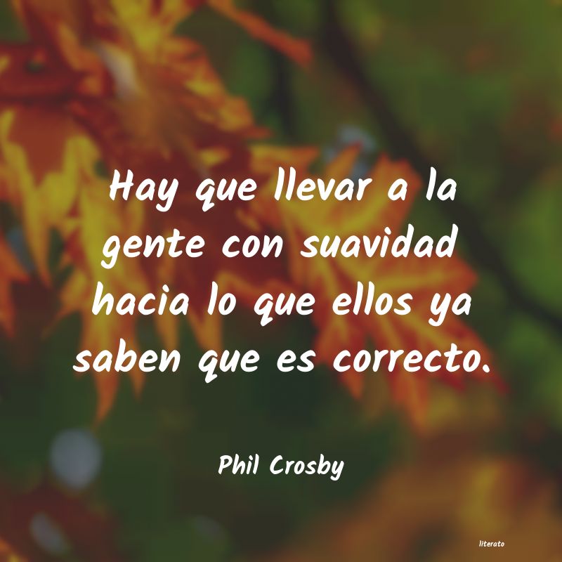 frases de Phil Crosby