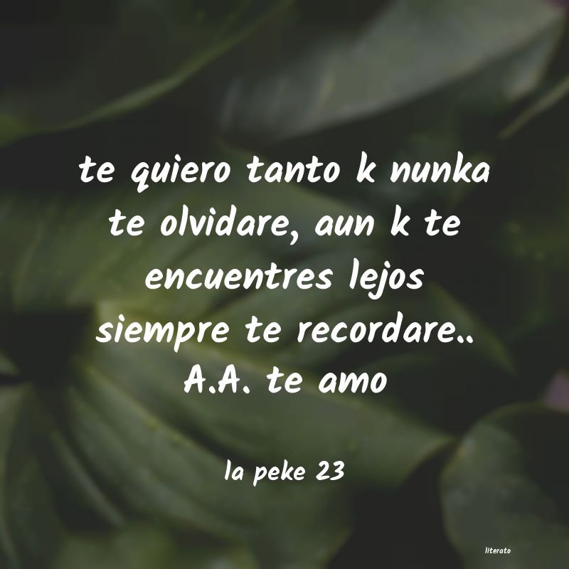 Frases de la peke 23