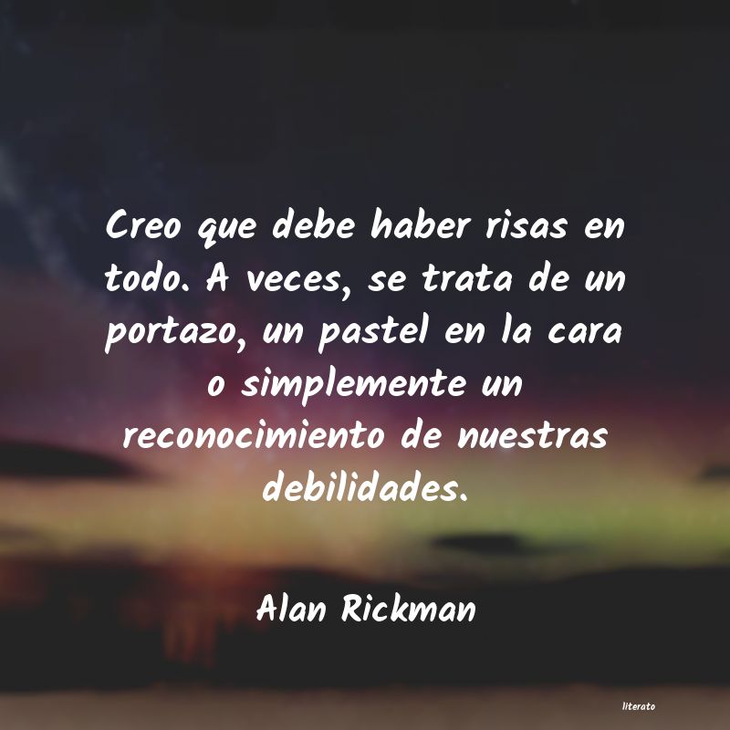 Frases de Alan Rickman