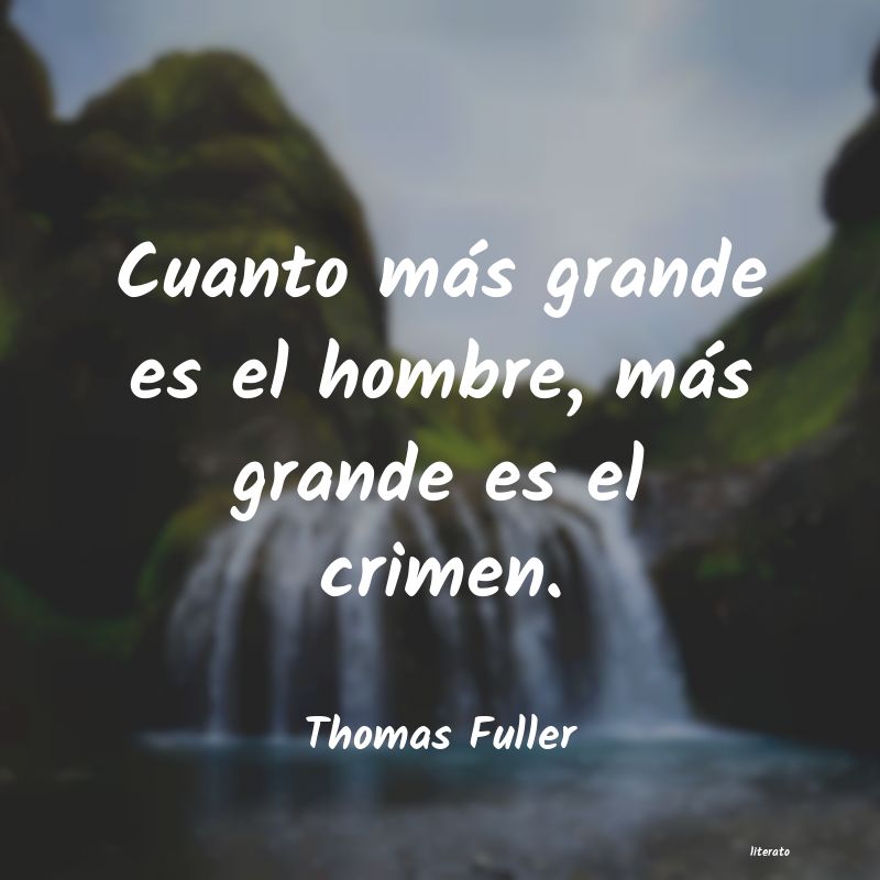 Frases de Thomas Fuller