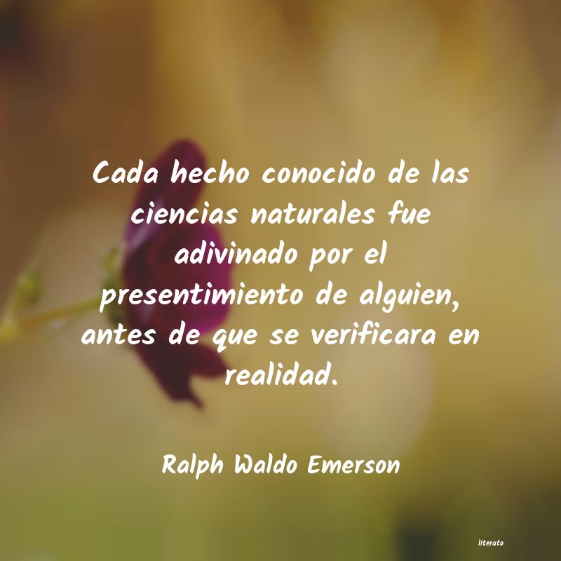 Frases de Ralph Waldo Emerson