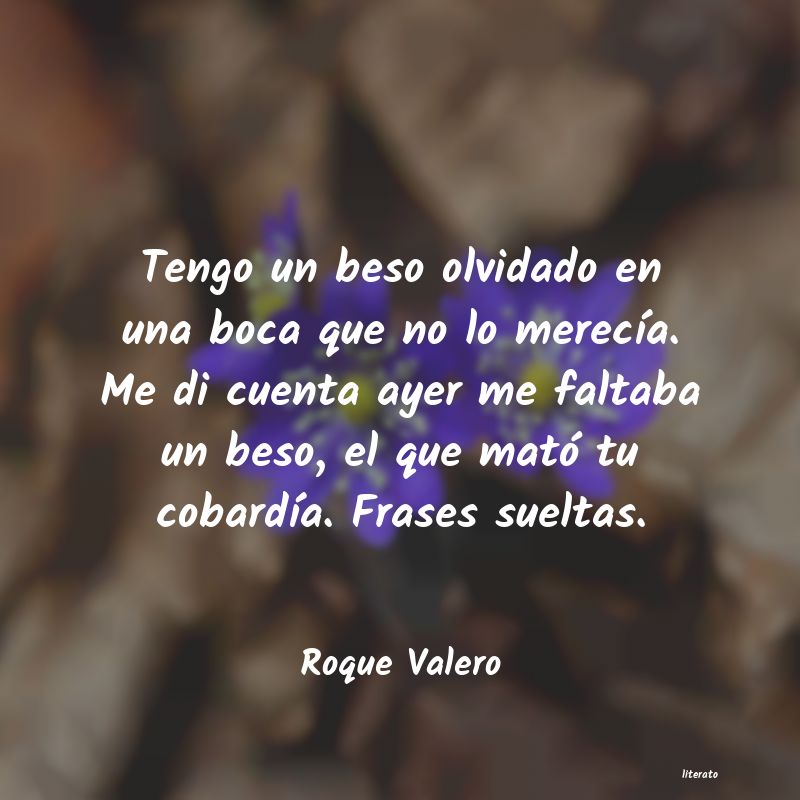 Frases de Roque Valero