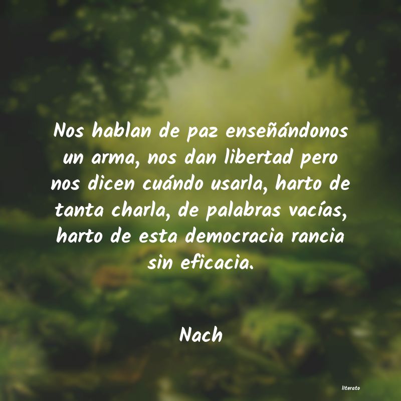 Frases de Nach