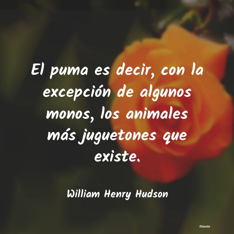 frases de William Henry Hudson